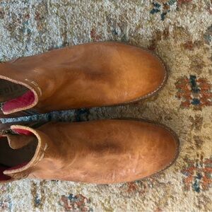 Bed Stu Tan Ankle Boots Classic Chelsea Style